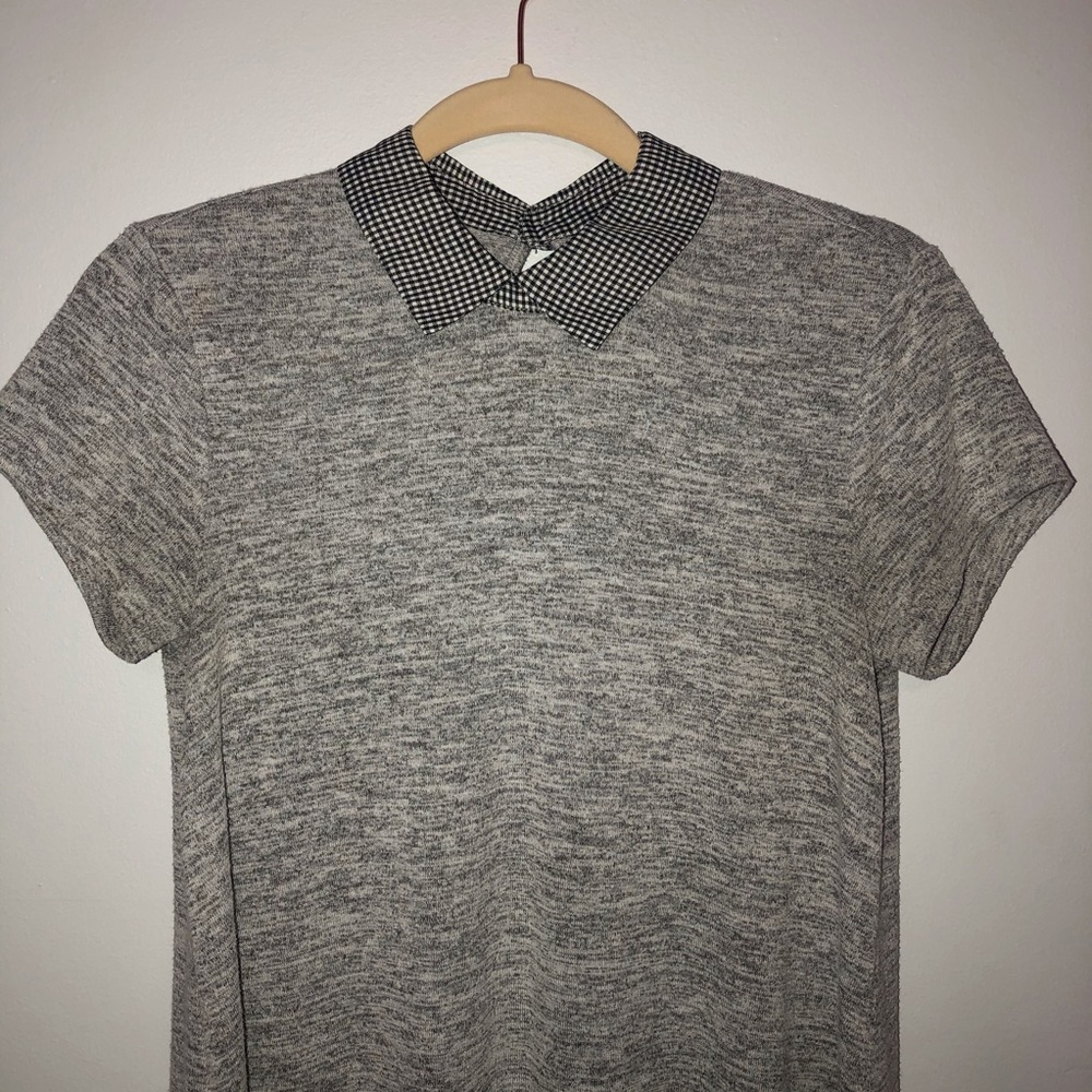Collard t-shirt dress.